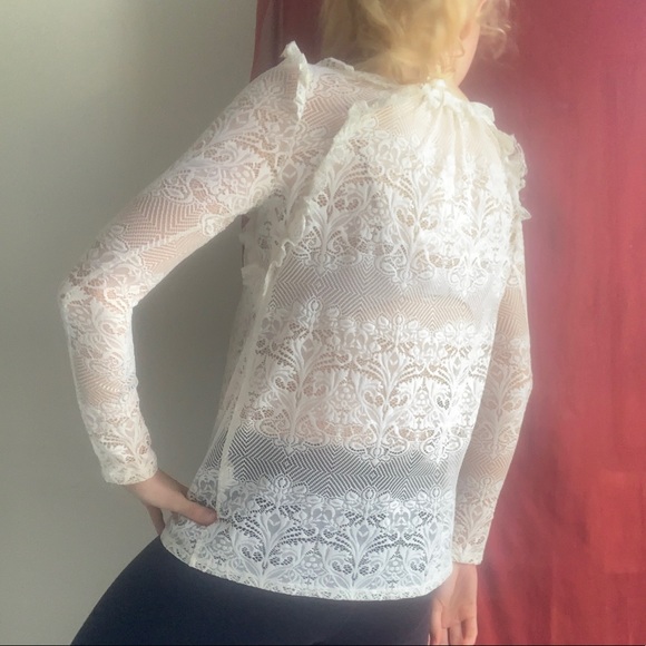 Stunning Zimmerman white creamy lace top - Picture 6 of 6